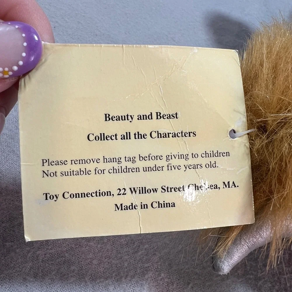 Toy Connection Plush‎ Beauty and the Beast Blue Suit Royal 2000 Vintage 14